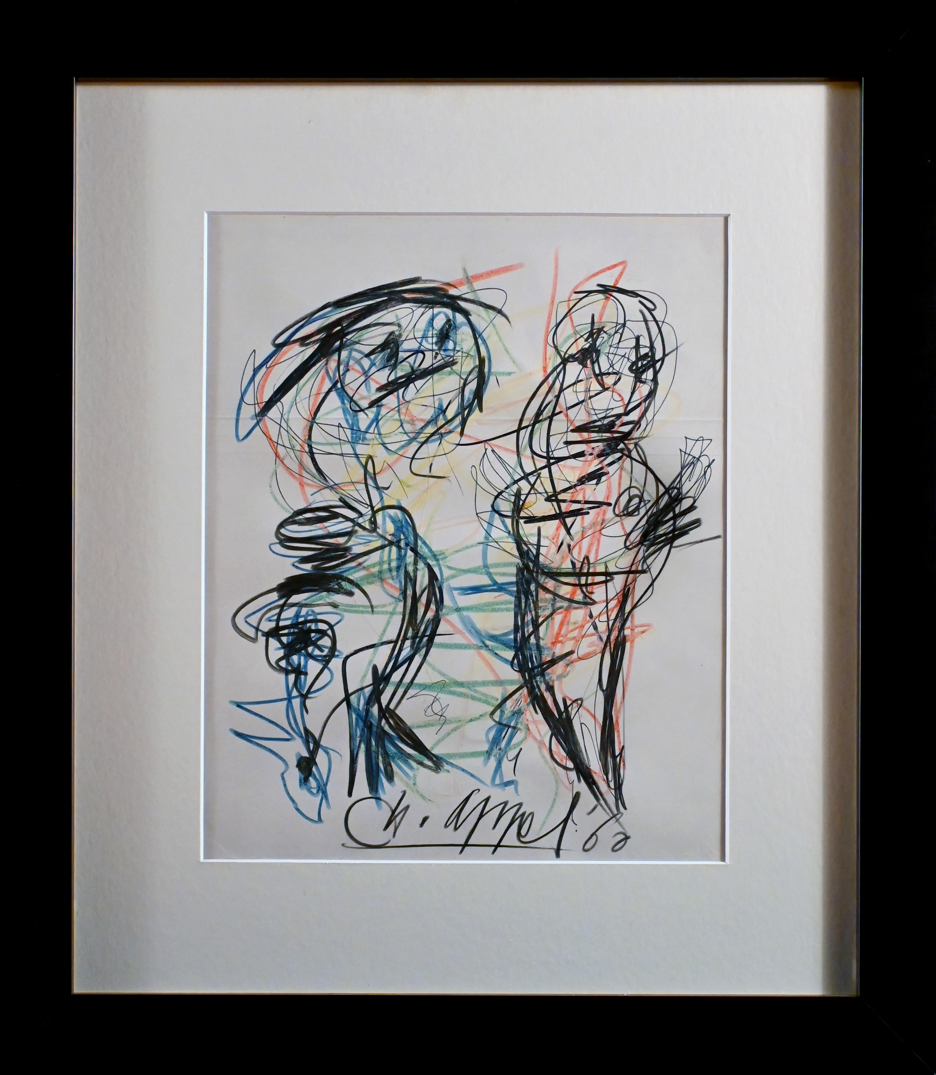 Sin título - Mixed Media Art de Karel Appel