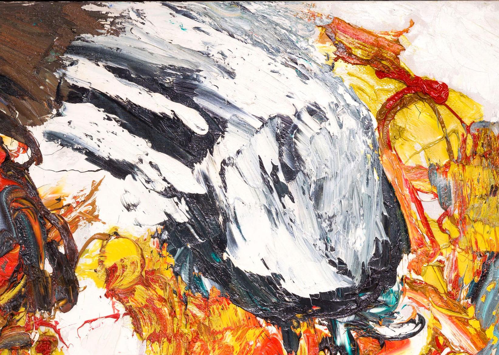 Comme les Plantes, Karel Appel, 1959 (Abstraktes expressionistisches modernes Gemälde) im Angebot 5