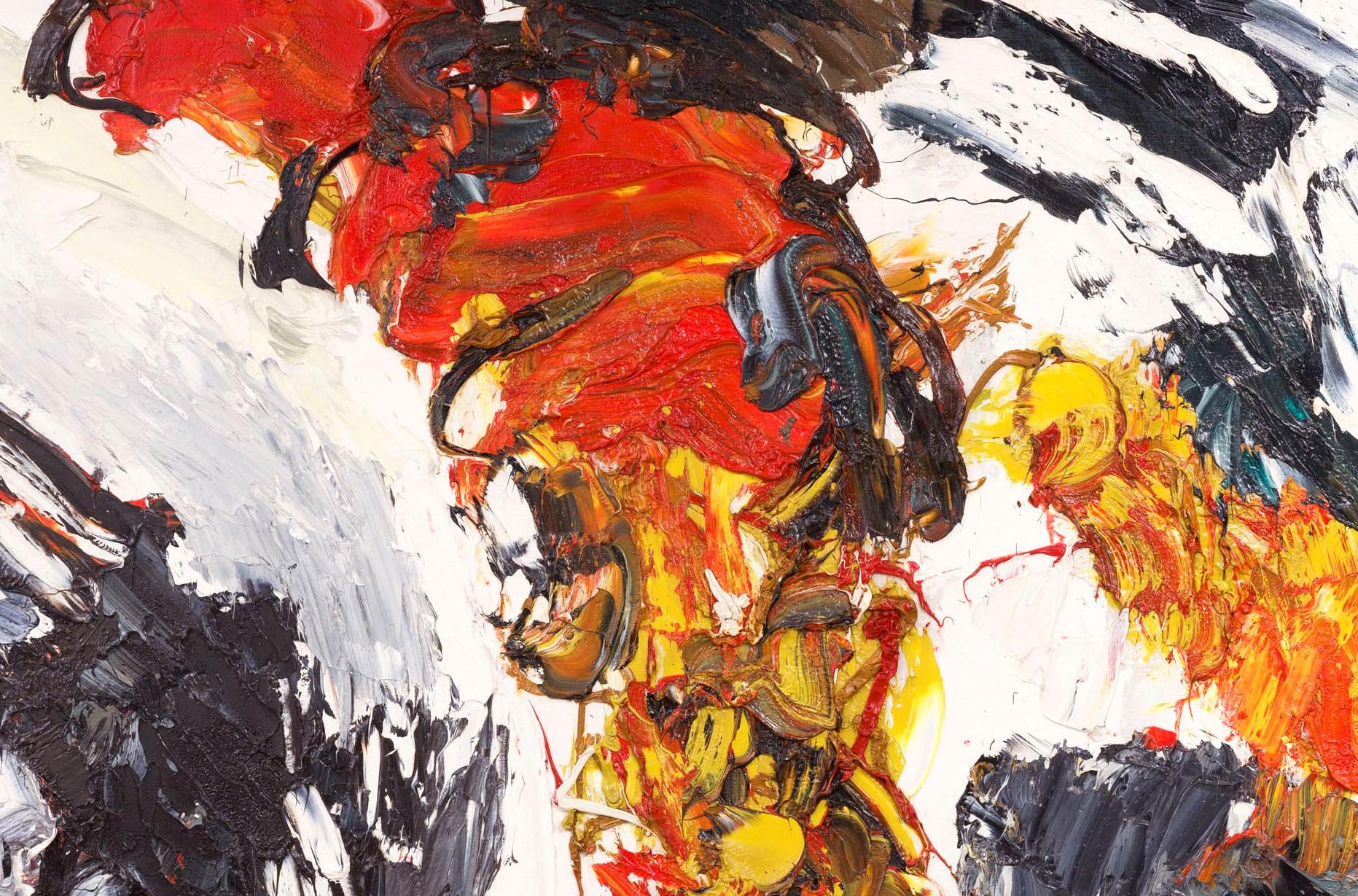 Comme les Plantes, Karel Appel, 1959 (Abstraktes expressionistisches modernes Gemälde) im Angebot 6