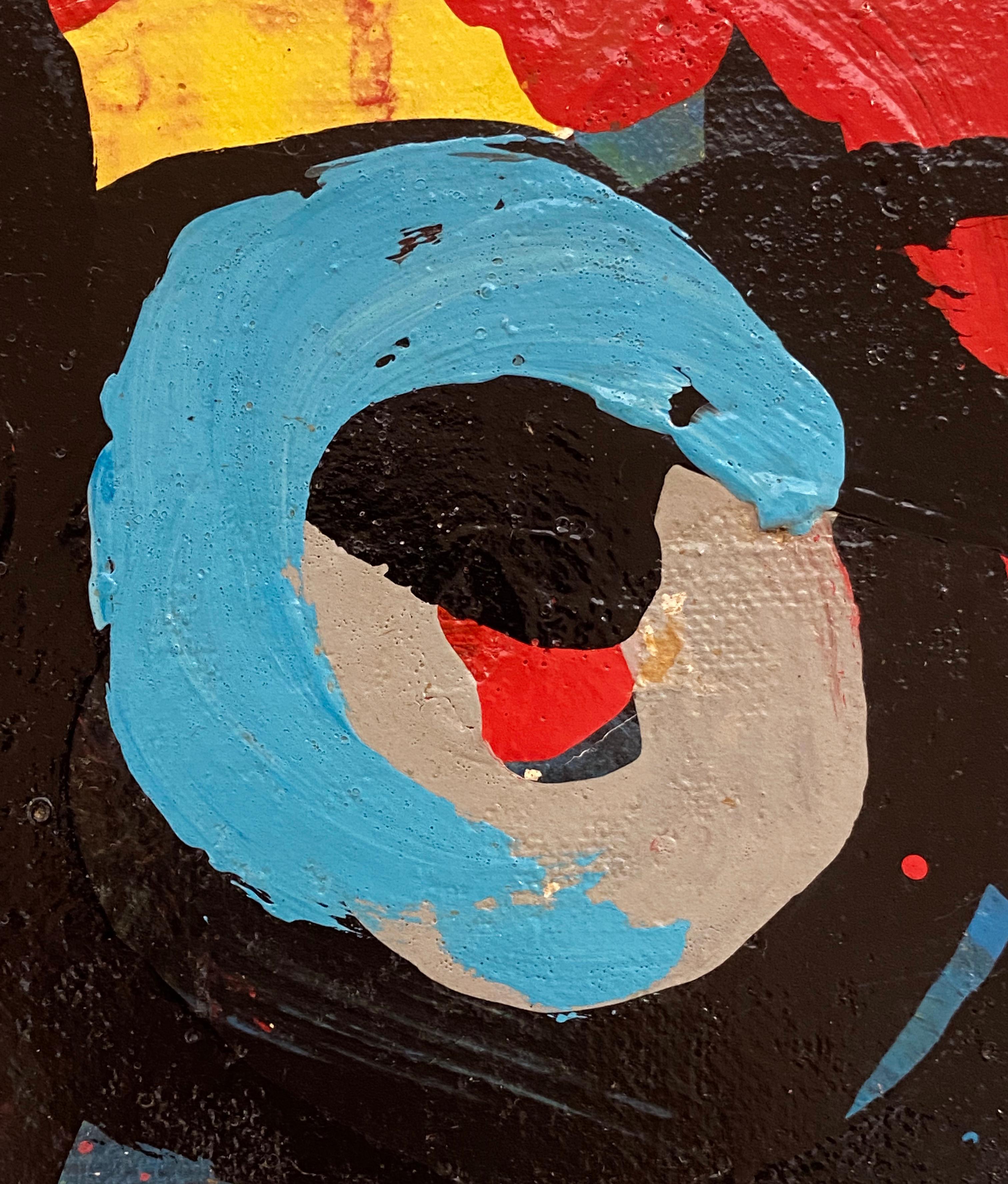 Karel Appel is internationally recognized and collected for this subject matter in particular.  Preferable to have the faces, this piece has rich color and presence.  Good value and beautifully framed.  He was a part of the important CoBRa movement