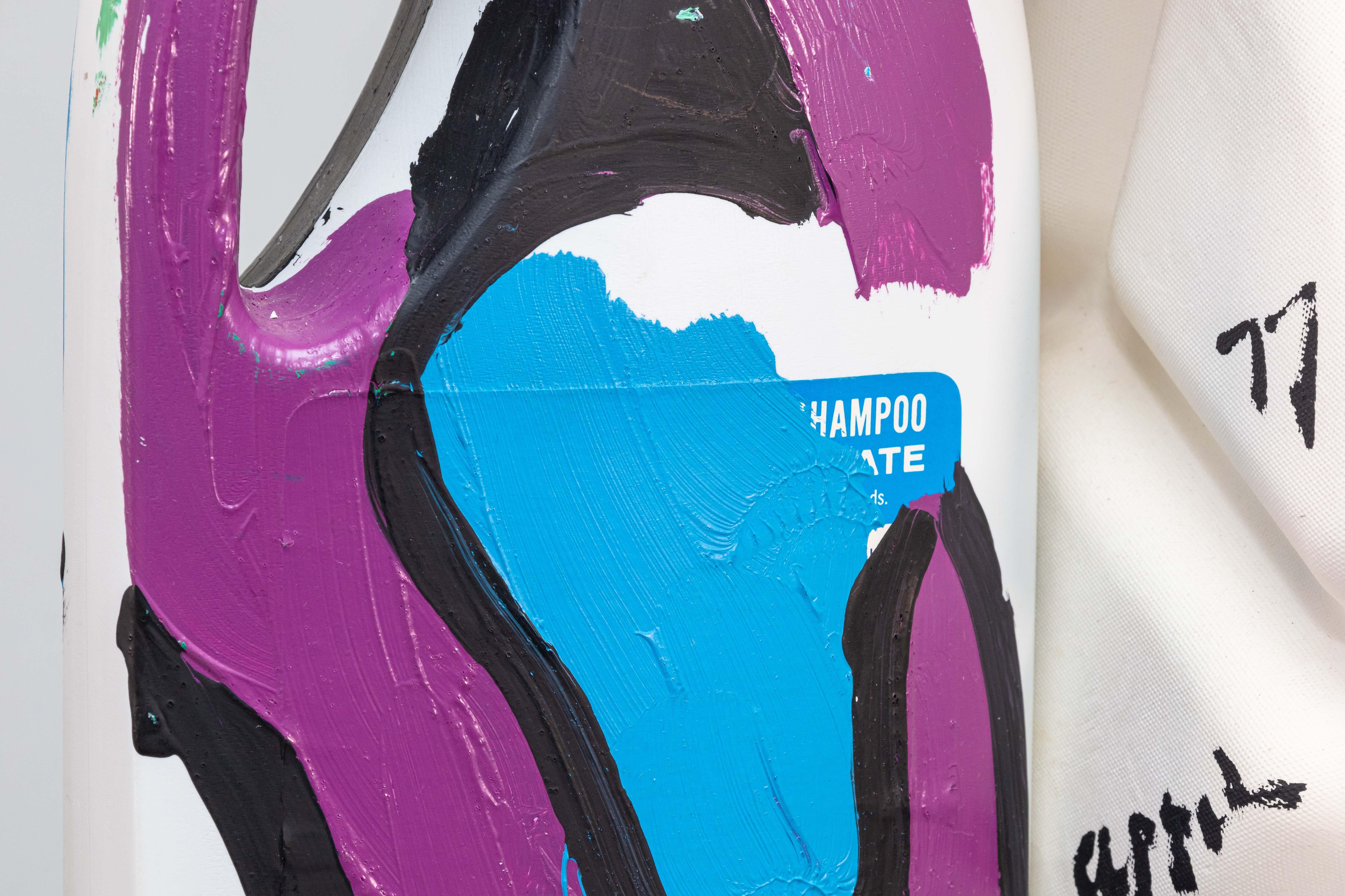 Karel Appel Plate with Moustache Signed Contemporary Found Object Sculpture For Sale 4