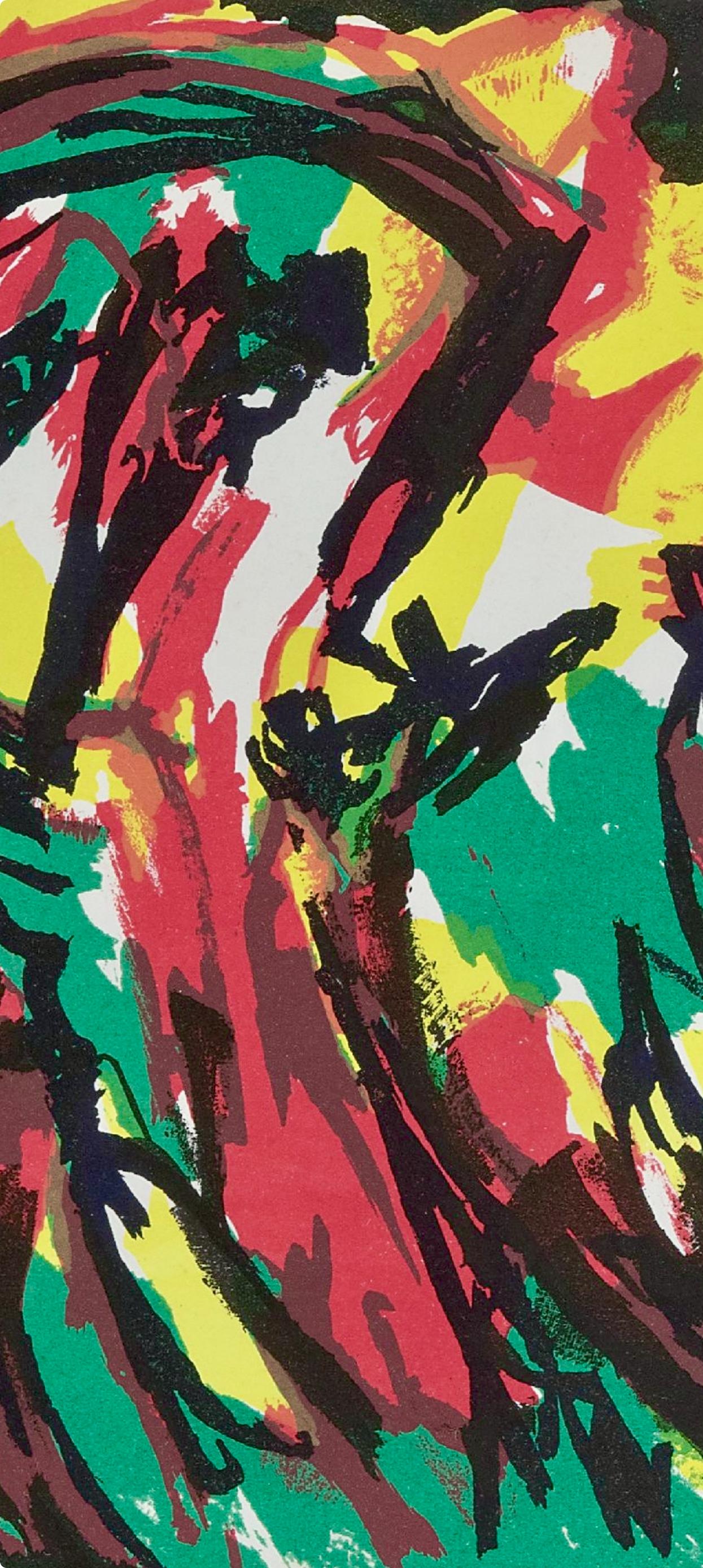 Composition, Société internationale d'art XXe siècle - Modern Print by Karel Appel