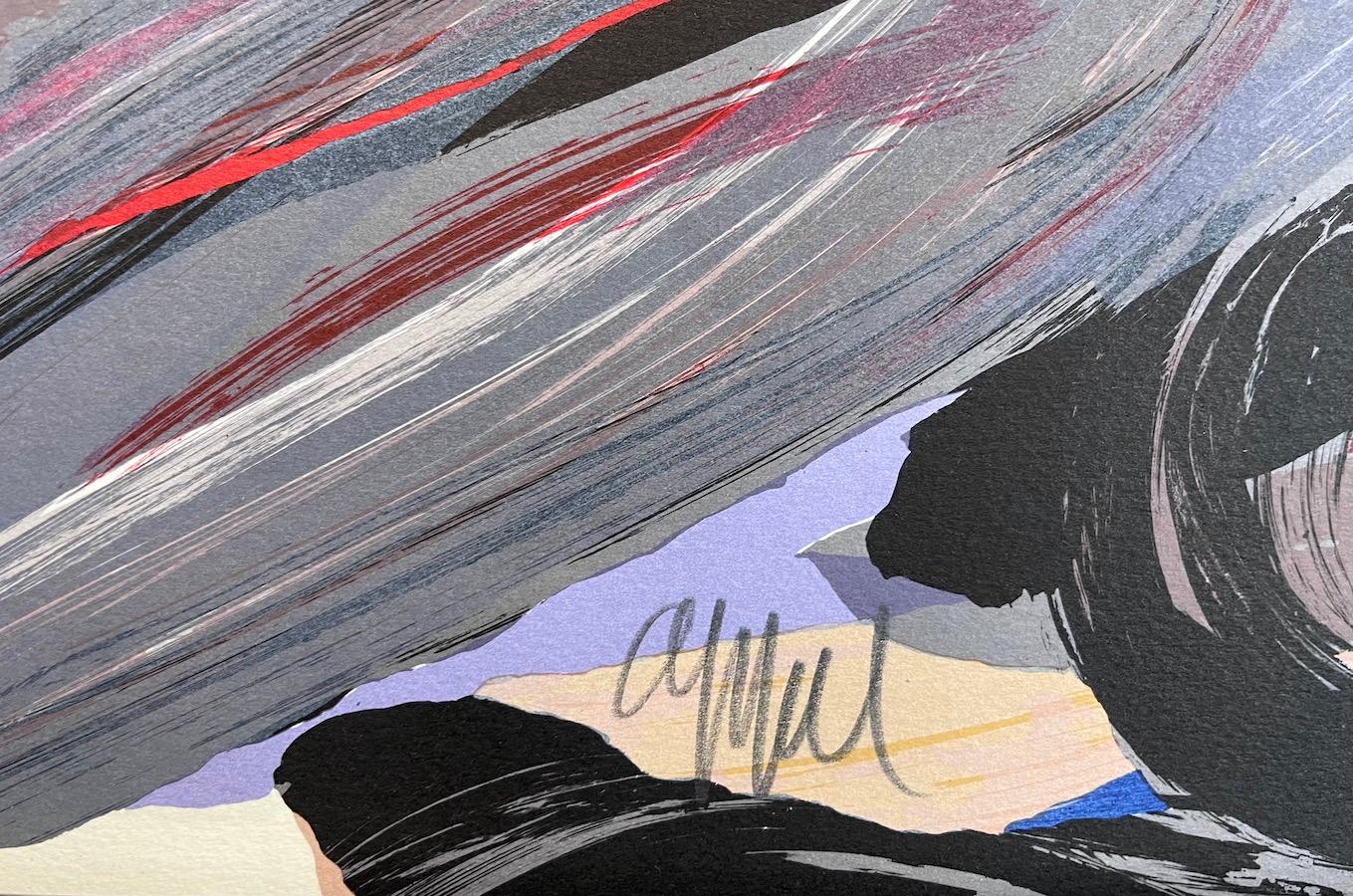HAPPY BATTLE est une lithographie en édition limitée réalisée à la main par l'artiste néerlandais Karel Appel et imprimée selon des techniques traditionnelles de lithographie à la main sur du papier d'impression d'archives, 100 % sans acide. HAPPY