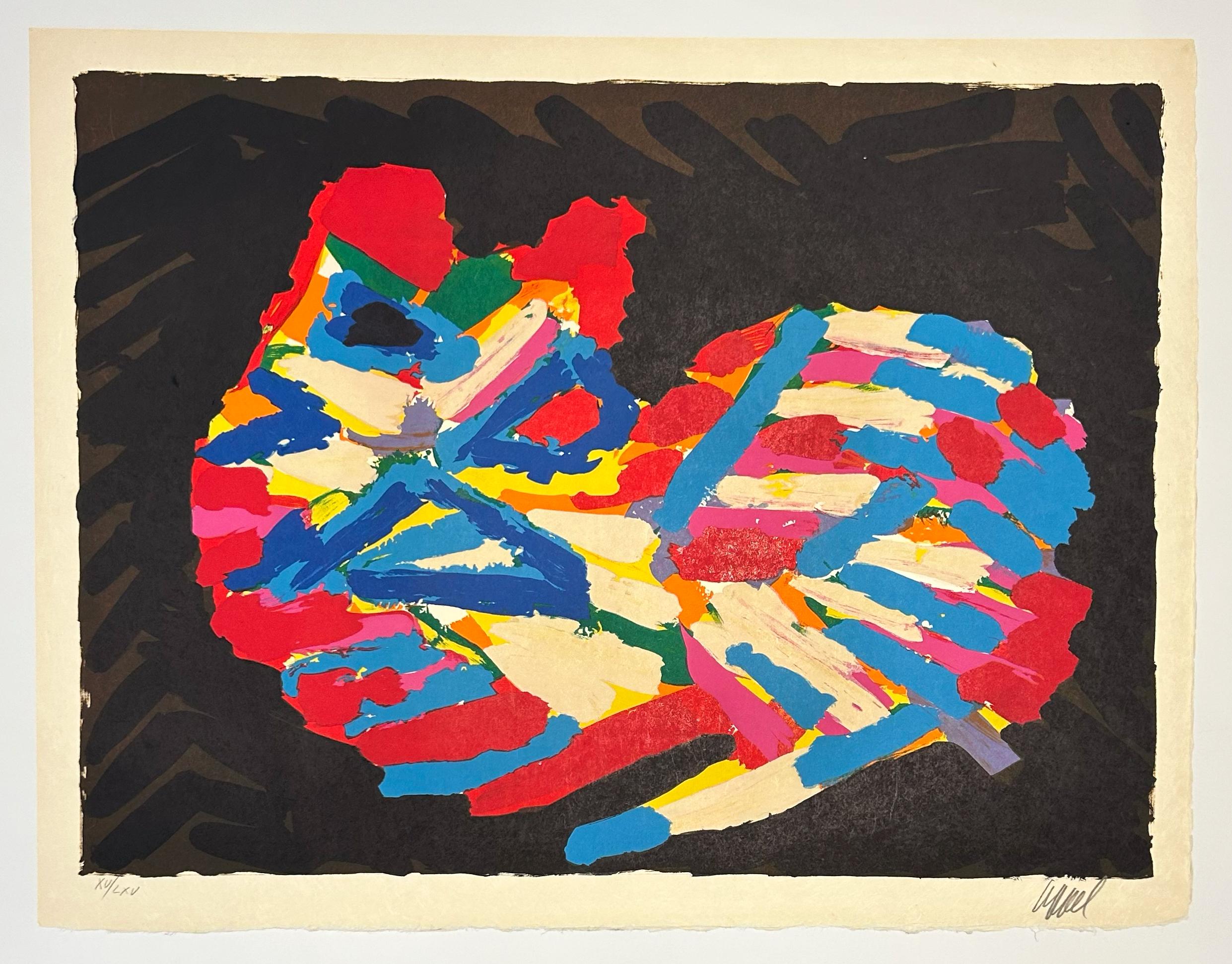 Chat domestique - Print de Karel Appel