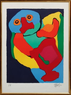 Karel Appel (1921–2006) - Dancing man - Color lithograph on paper - 1970