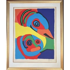 Karel Appel - Hand-Signed Lithography, 1971