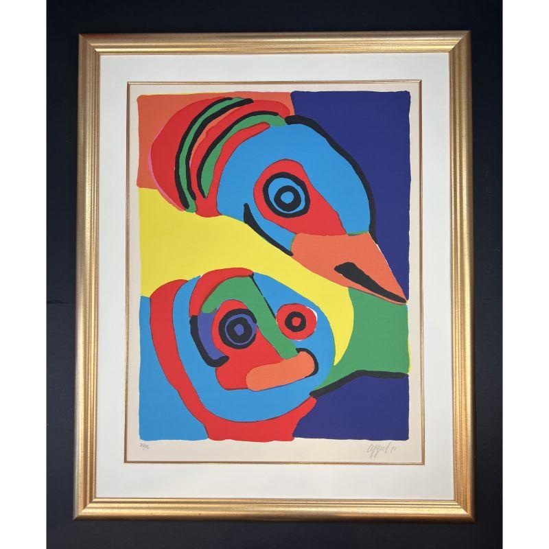 Karel Appel - Lithographie signée à la main, 1971 2