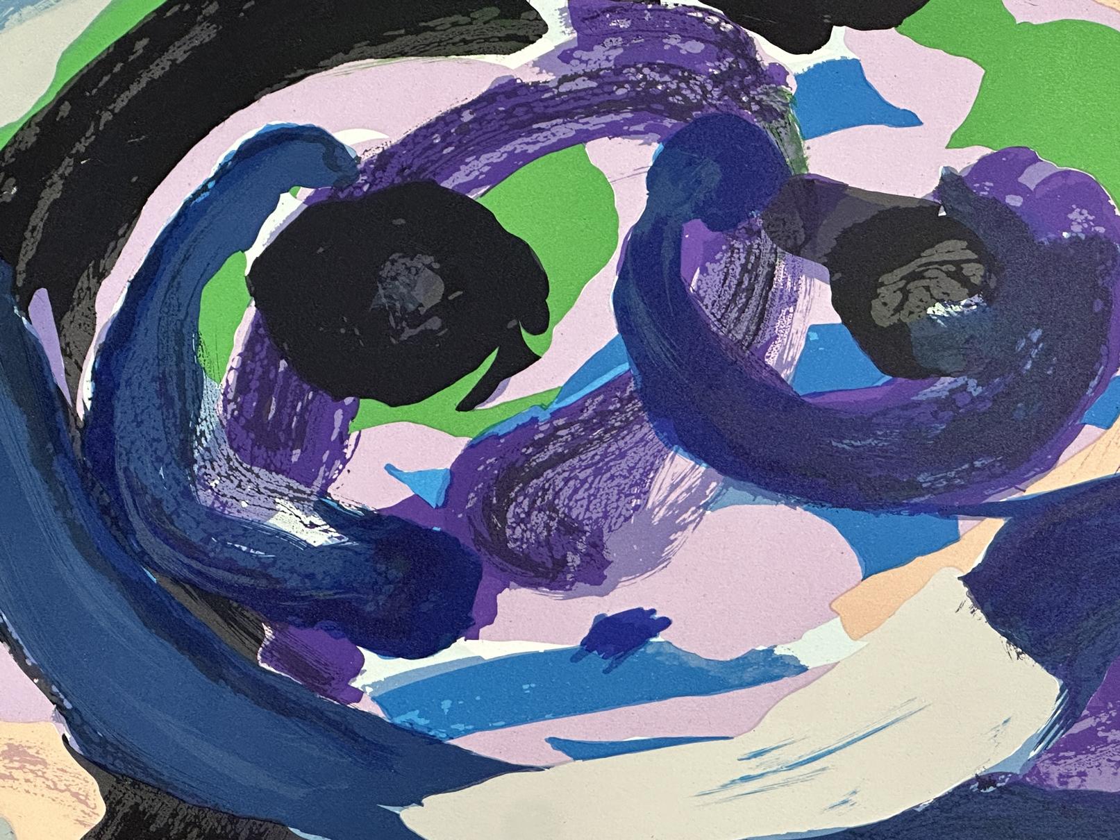 Karel Appel Sitting in a Landscape Pencil Signed Limited Edition Lithograph For Sale 4