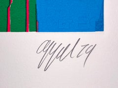 Karel Appel, The Falling Face, from the Bedized Pudding Canadian Suite, 1979