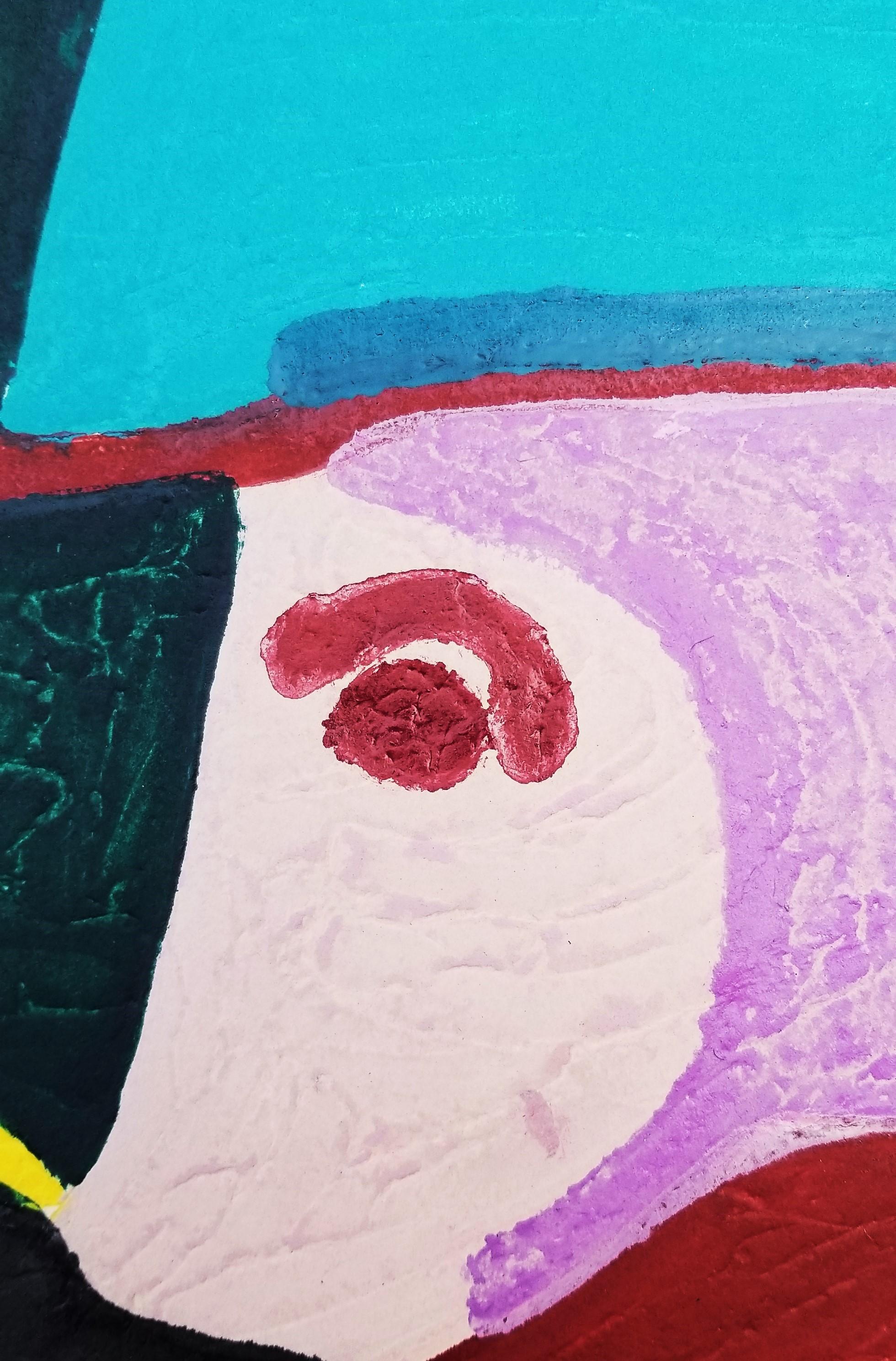 L'Âne Trop Paisible Pour Les Enfants Cruels /// Karel Appel Color Woodcut COBRA For Sale 9