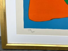 Le Coq - Sunshine People, lithographie moderne de Karel Appel