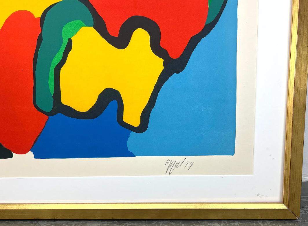 Le Coq - Sunshine People, Modern Lithograph by Karel Appel For Sale 2
