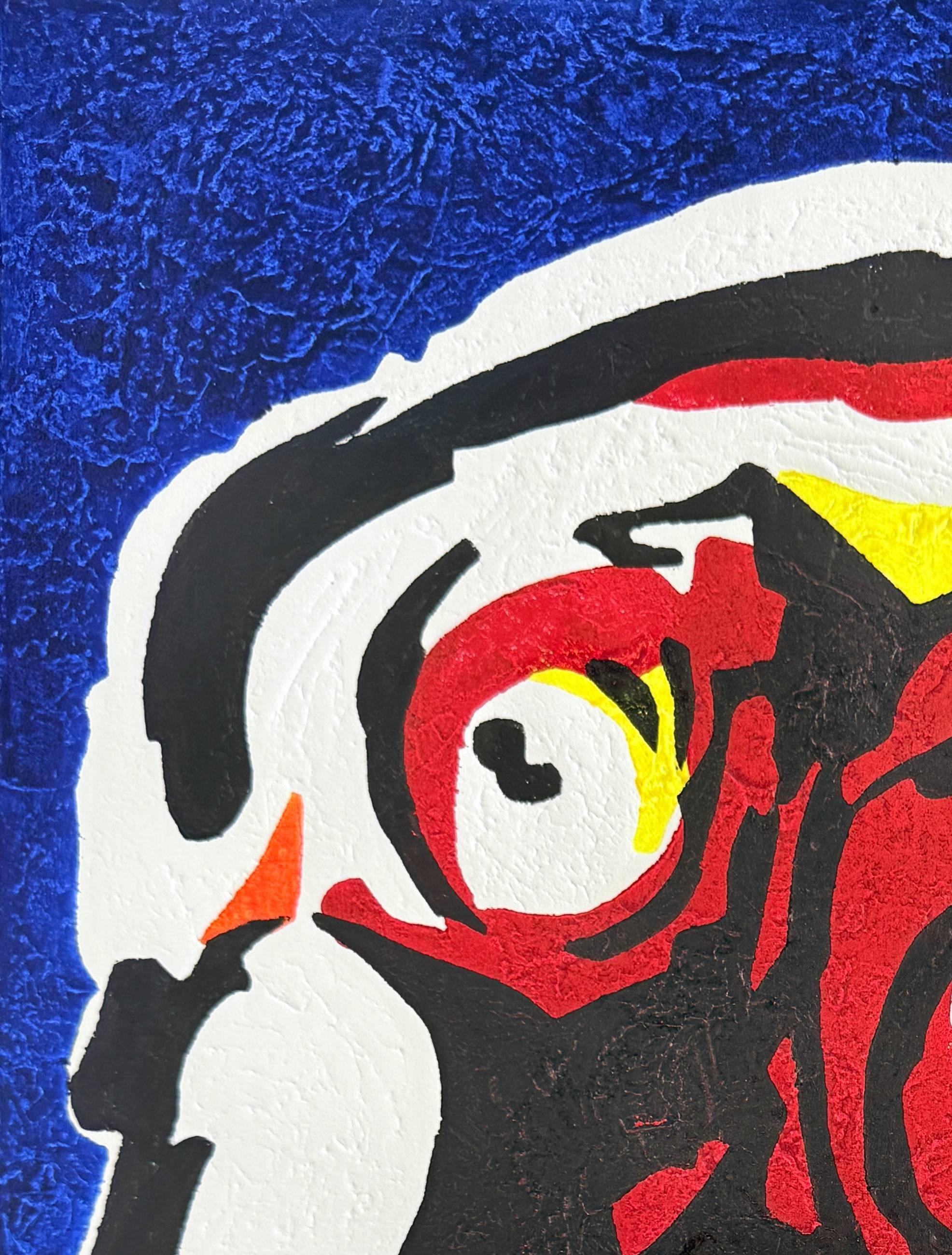 Der Philosophe (Moderne), Print, von Karel Appel