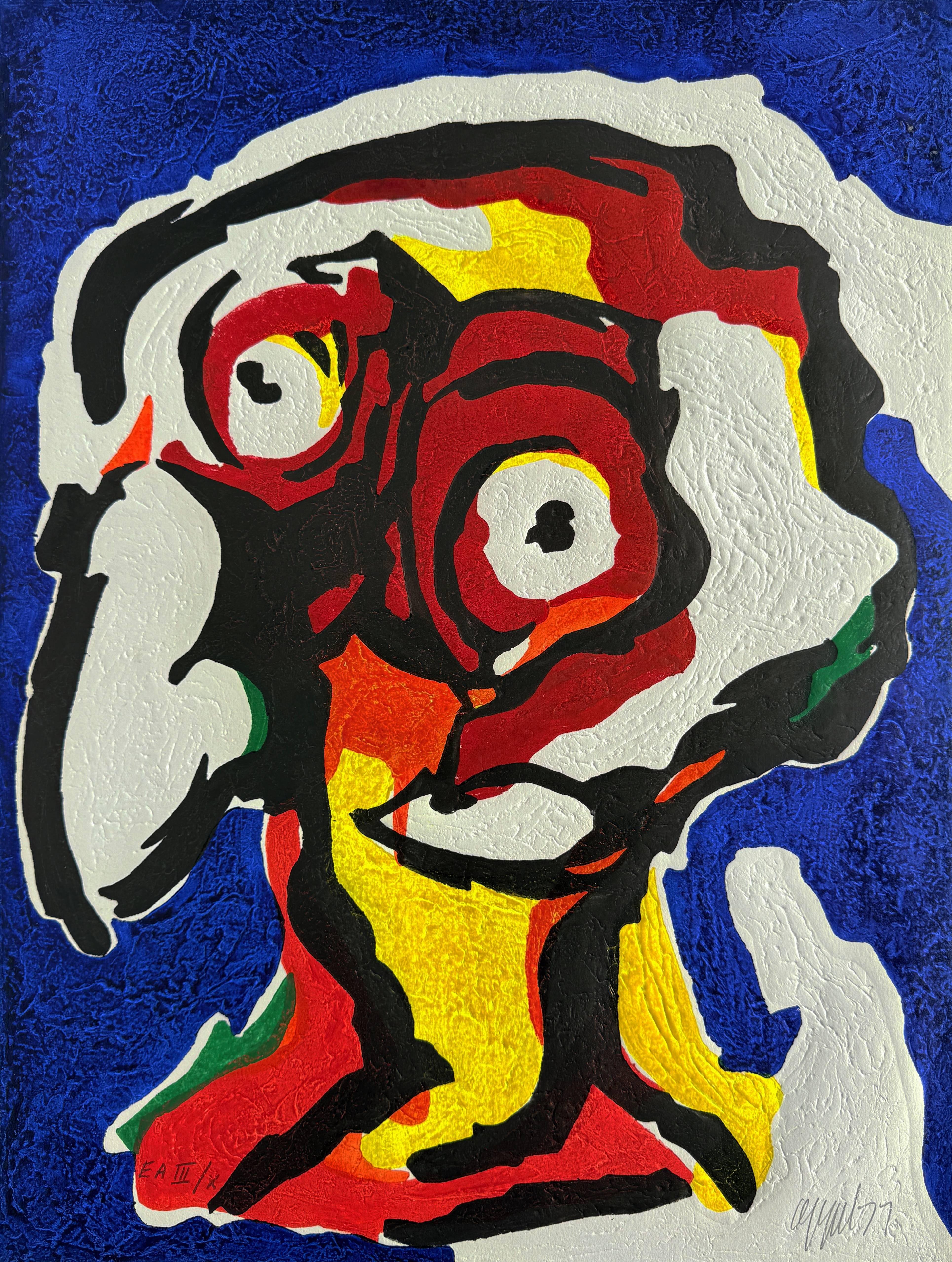 Print Karel Appel - Le Philosophe