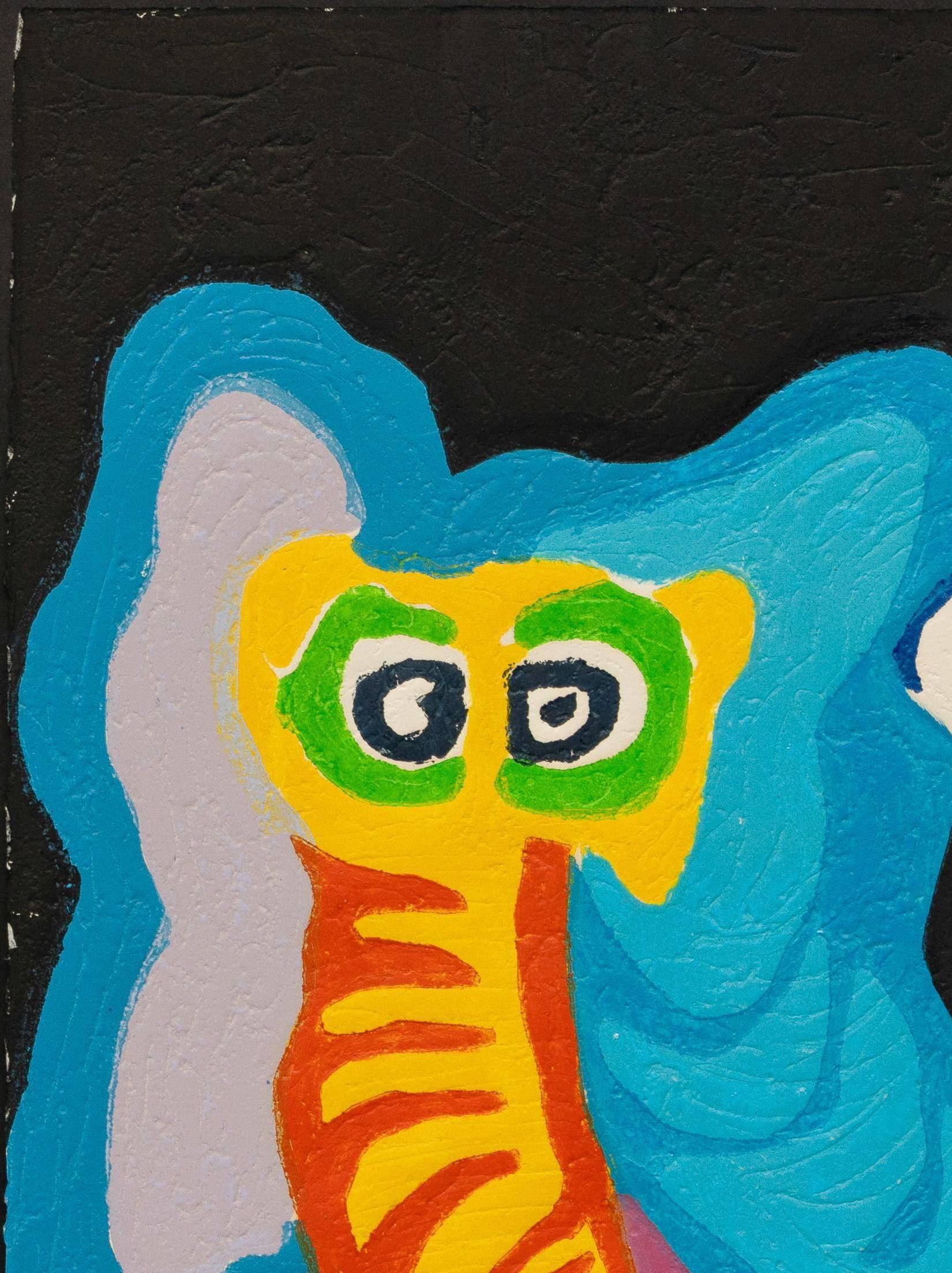 lls sont de la familie - Black Print by Karel Appel