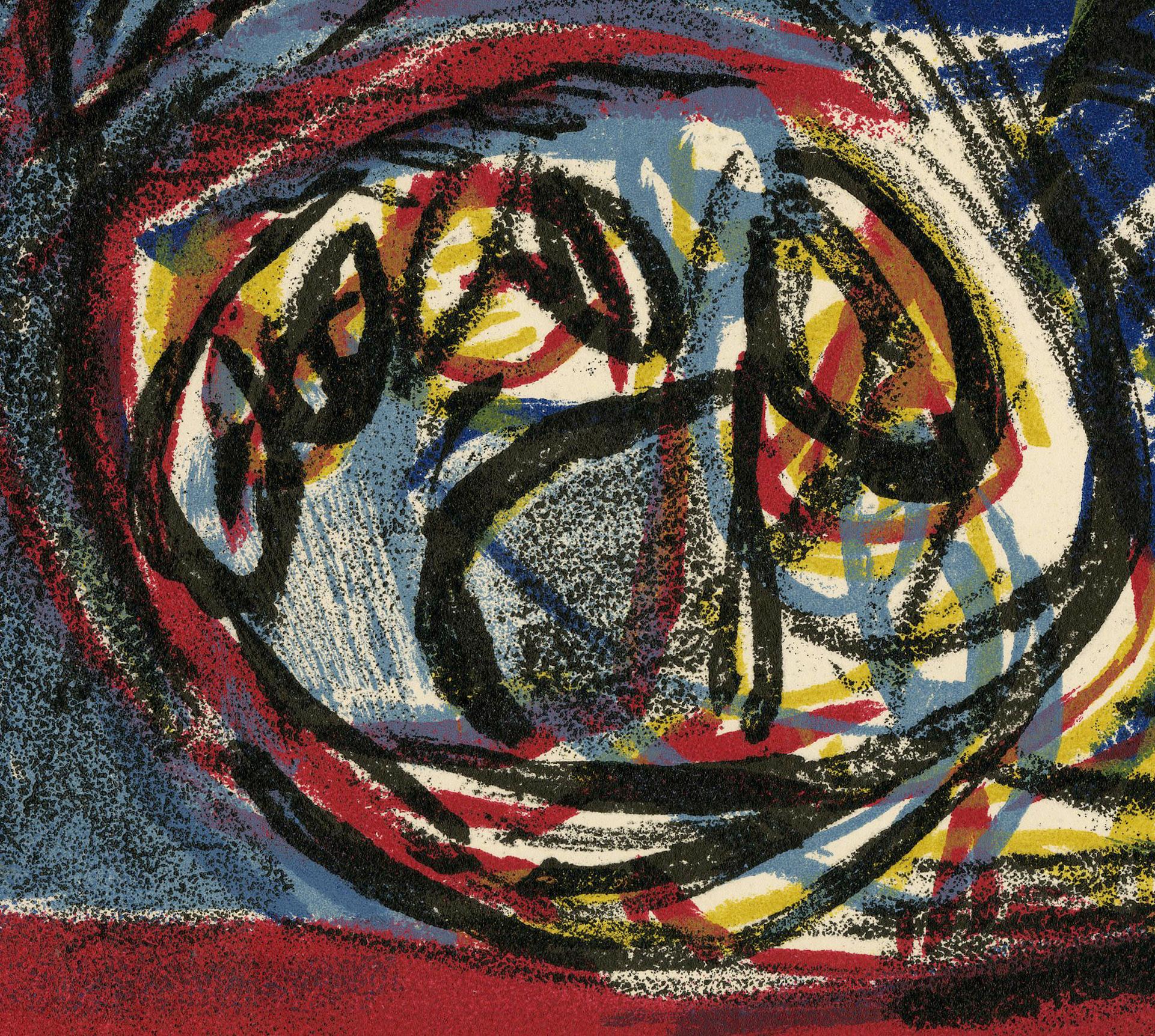 Nightfear - Expressionist Print by Karel Appel