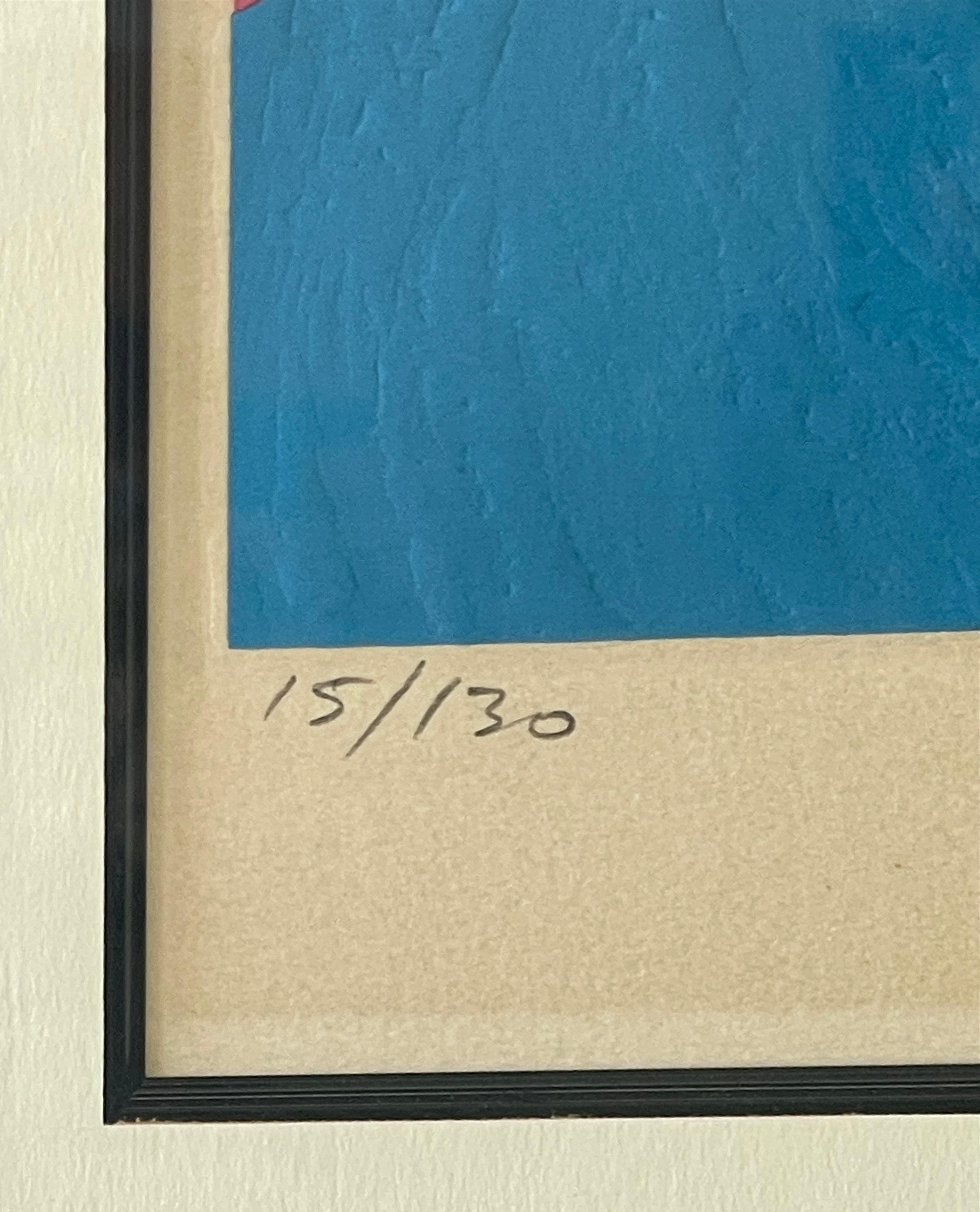 Künstler:  Karel Appel 
Titel: Lila Eule 
Größe: 41 x 32 Zoll (90 x 80 cm) (Gerahmt: 47 x 38 Zoll)
Medium:  Aquatinta und Carborandum
Auflage:  von 130  
Jahr:  1979
Anmerkungen:  Karel Appel 