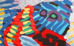 See me running again - Lithographie - 1978 - Handgesign - 172/175 - Moderne abstrakte Malerei