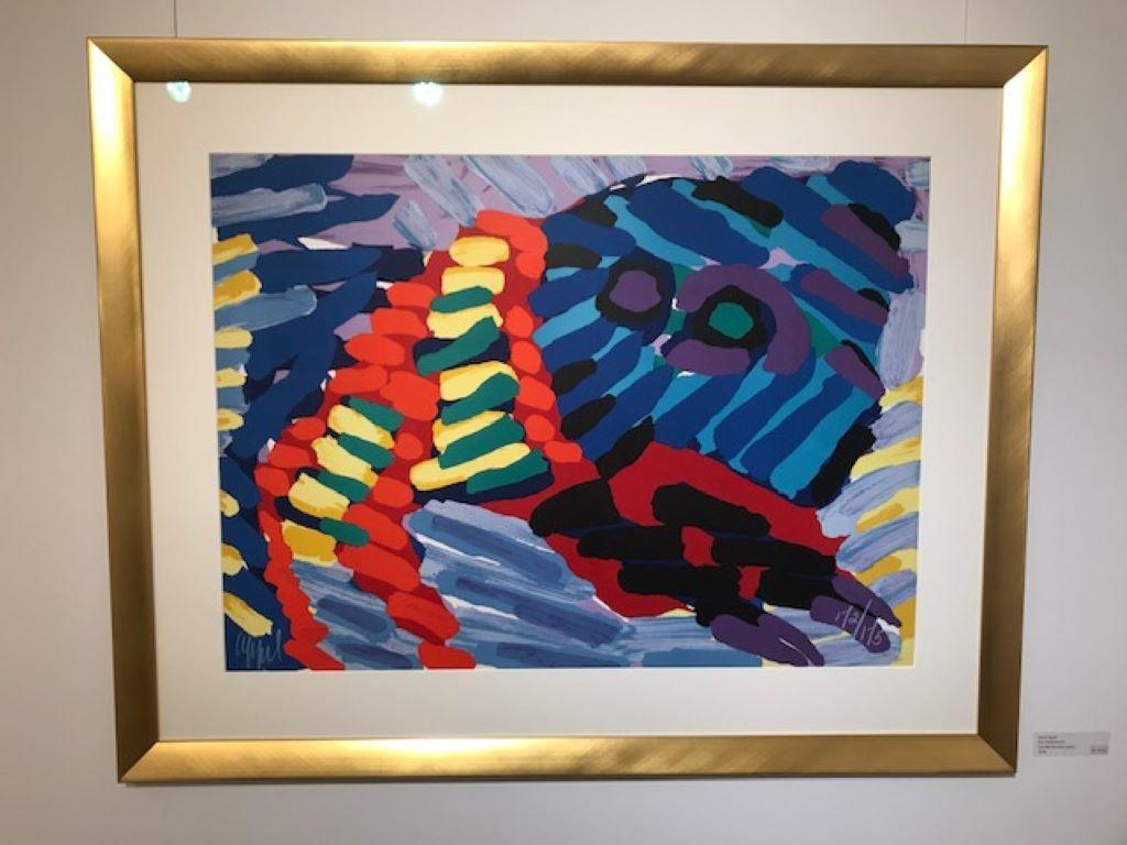Verme correr de nuevo - Litografía -1978 - Firmada a mano - 172/175 - Abstracto moderno