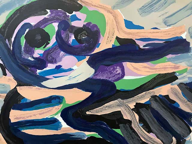 Karel Appel FANTASTIC ANIMAL Signed Lithograph Abstract Karel Appel FANTASTIC ANIMAL Signed Lithograph Abstract