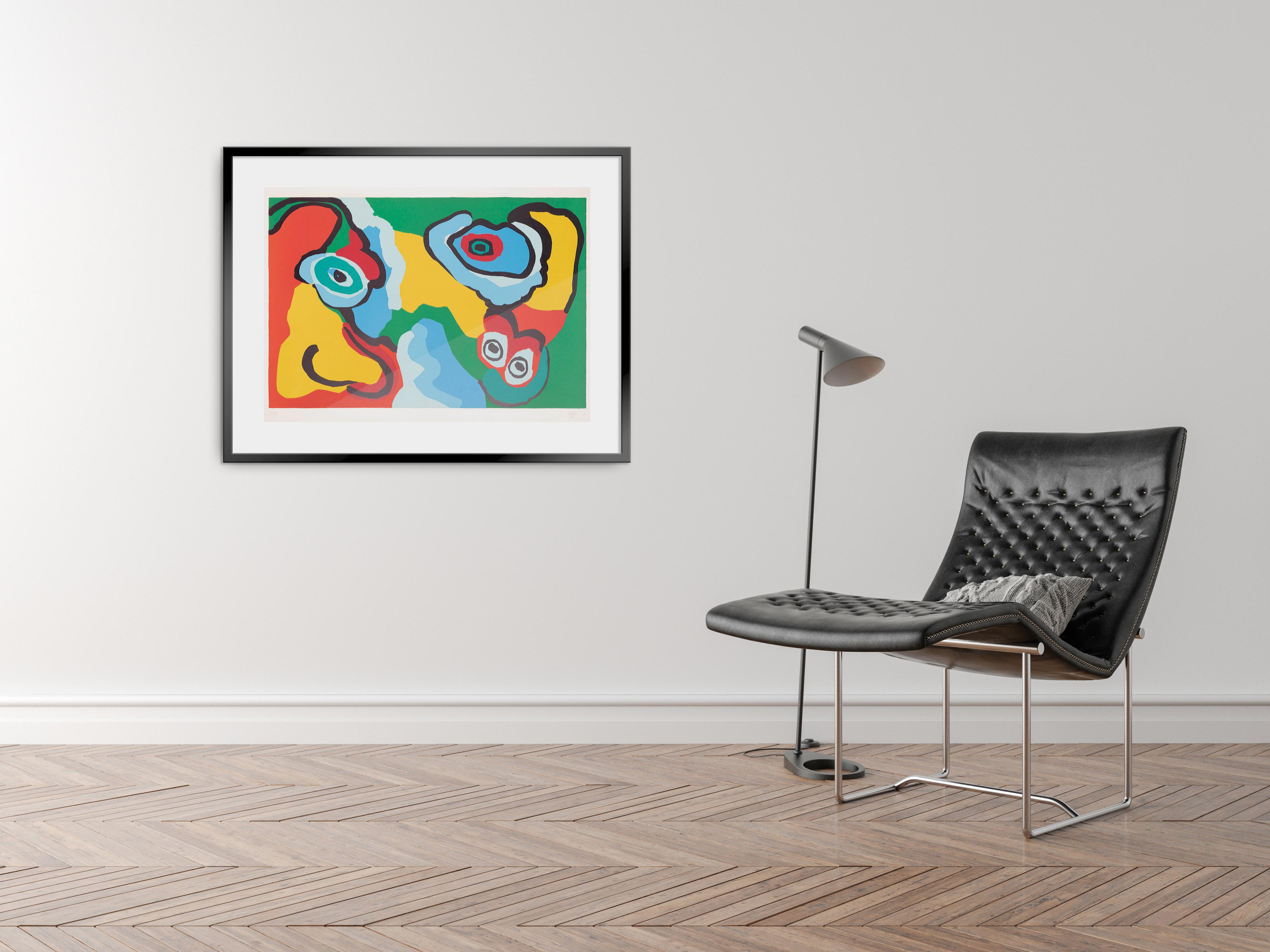 Sunny Beach Life de Karel Appel, 1974 1