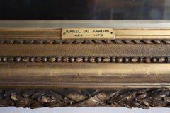 Landscape with cow and a girl circa 1656 by Karel DuJardin