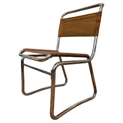Karel ORT Chrome Bauhaus Chair by Hynek Gottwald - 1930 (Eisengarn)