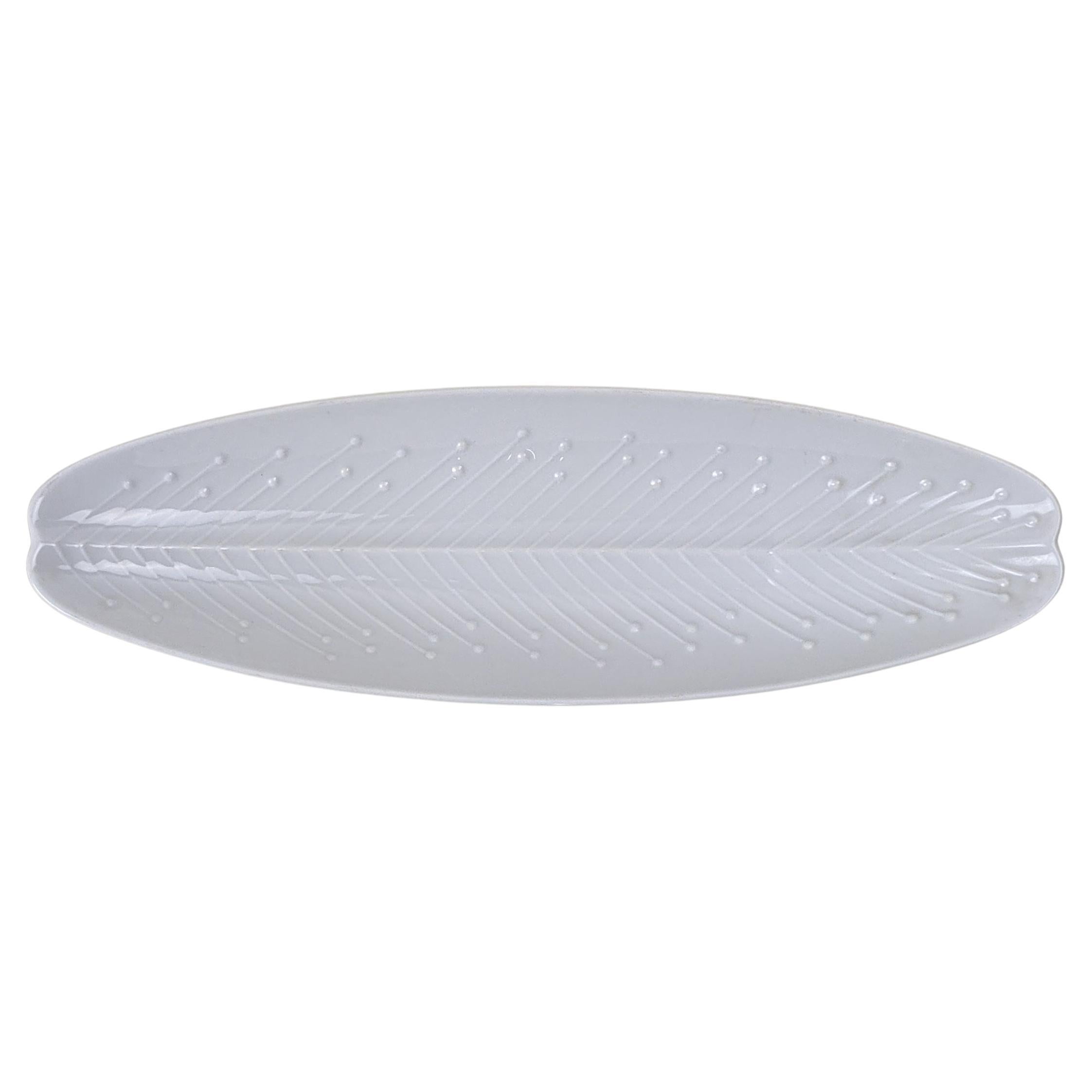 'Karelia' Porcelain Leaf-Pattern Dish by Tapio Wirkkala for Rosenthal, 1970s