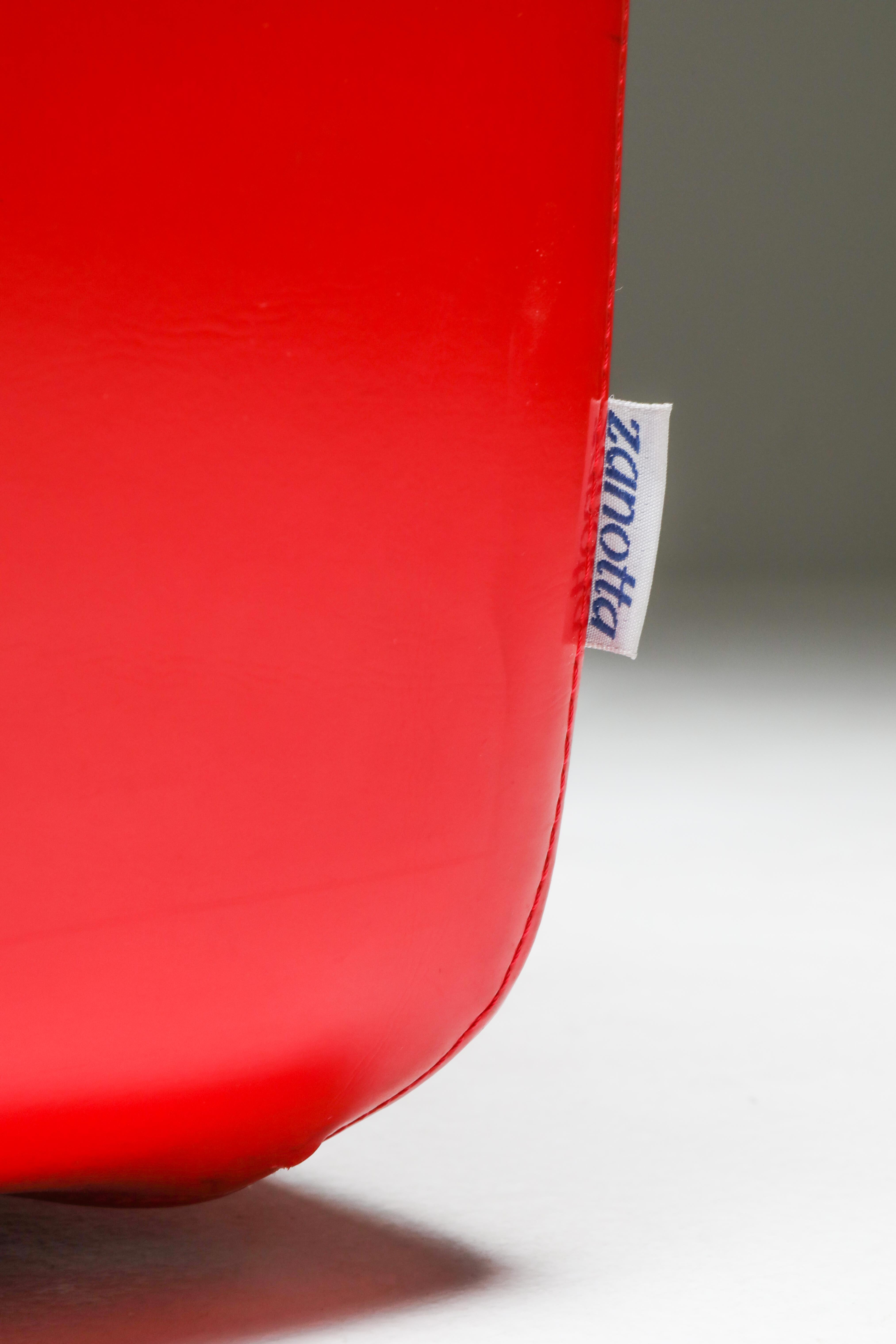 Karelia Red Lounge Chair by Liisi Beckmann for Zanotta 2