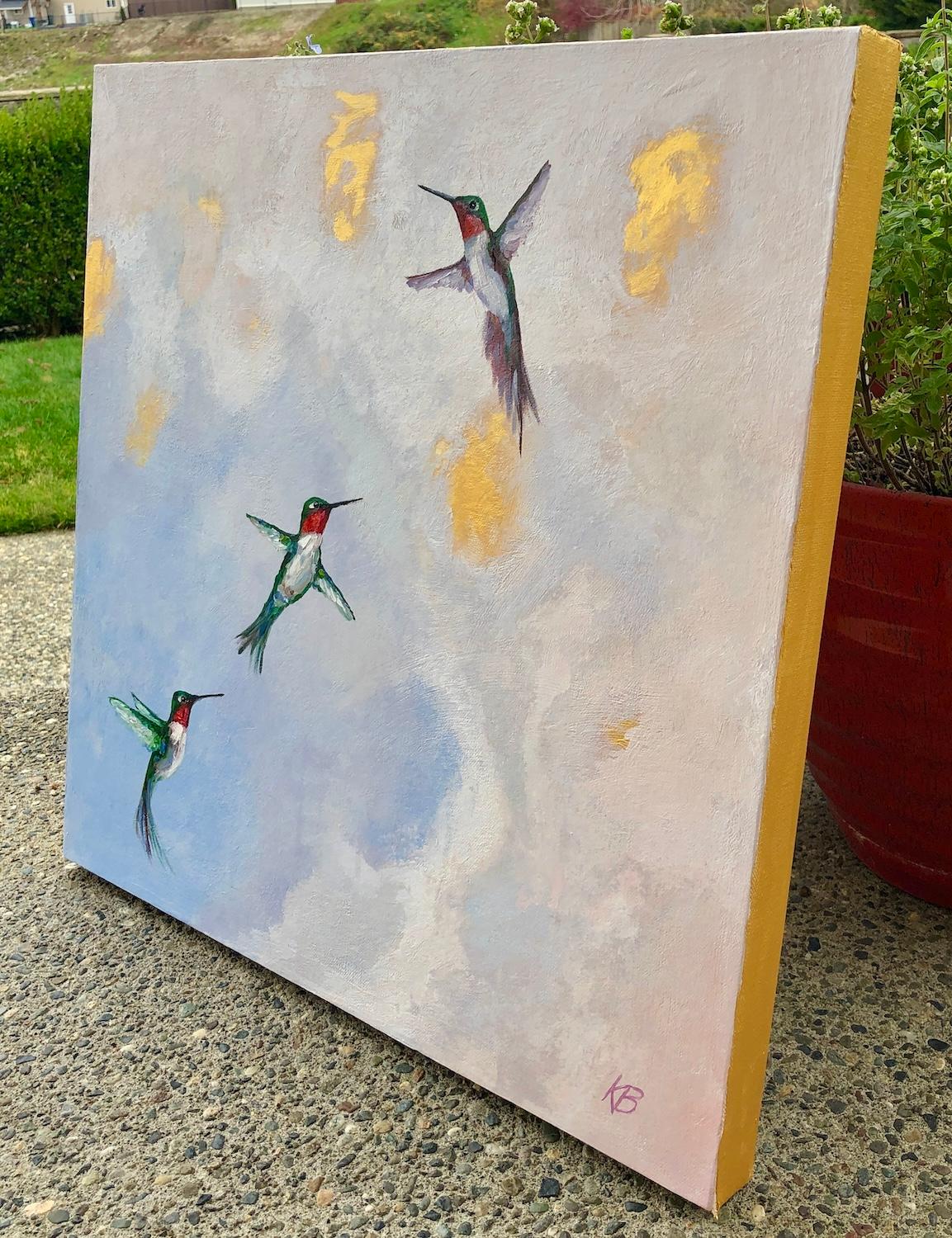 Hacia la Luz, Pintura Original - Mixed Media Art Impresionista de Karen Barton