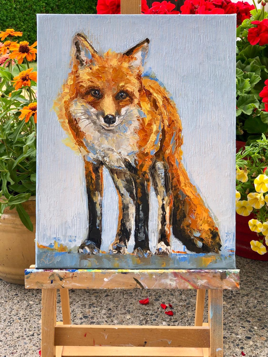 Stiller Beobachter, Ölgemälde (Zeitgenössisch), Painting, von Karen Barton
