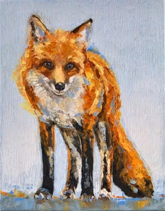 Quiet Observer, Oil Painting