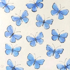 Sussurri di blu, Pittura a olio