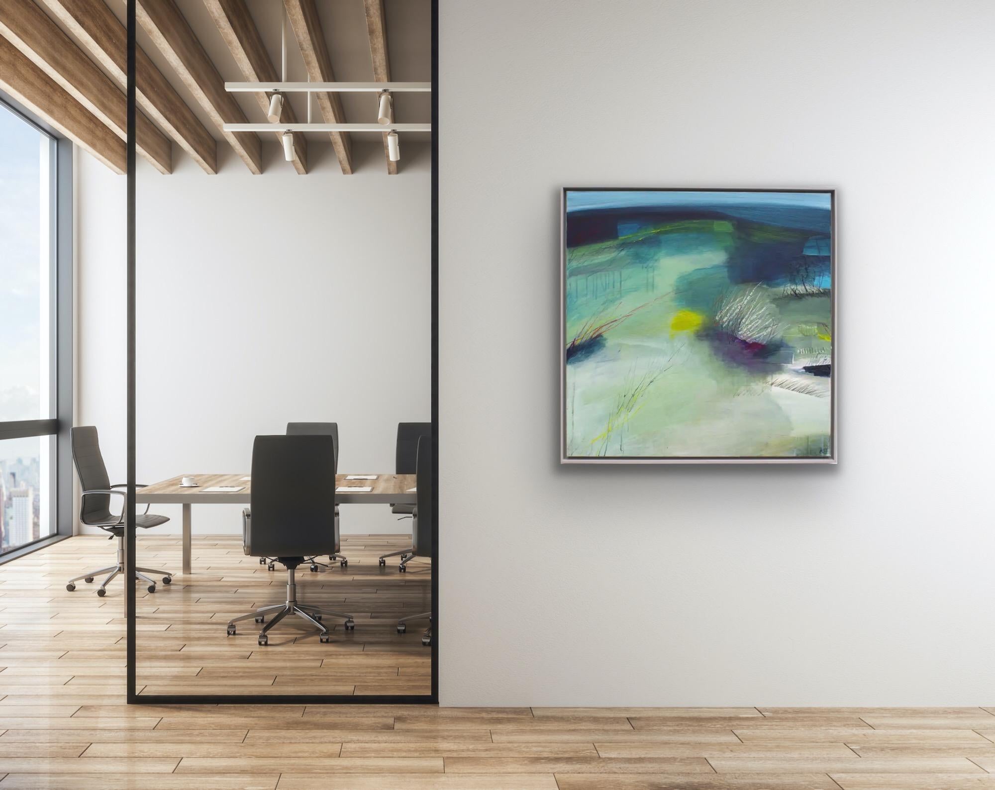 A través de la tierra, Pintura original, Paisaje Arte abstracto en venta 6