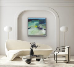 Across the Land, peinture originale, paysage abstrait