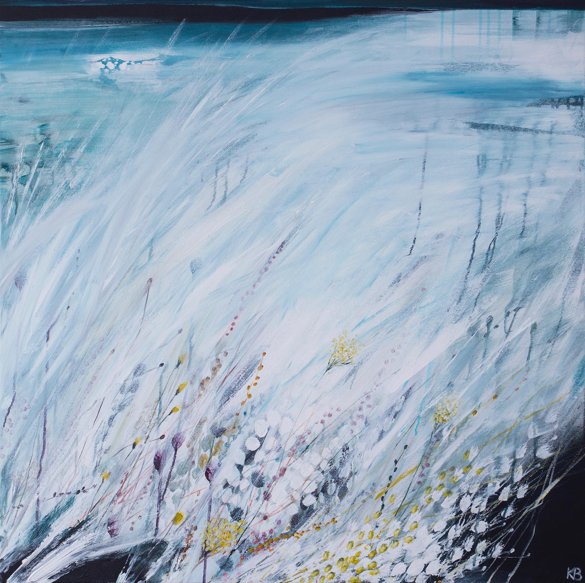 Karen Birchwood Abstract Painting - Changing Light 1, Original Painting, Abstract Landscape Painting