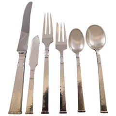 Karen by Old Newbury Crafters Ensemble de couverts en argent sterling Service 24 Pcs Dîner