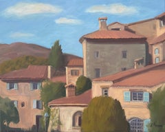 Saint-Paul-de-Vence Village, Oil Painting