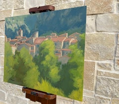Village in Provence, Oil Painting