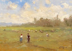 Autumn Valley, Original oil Painting, 