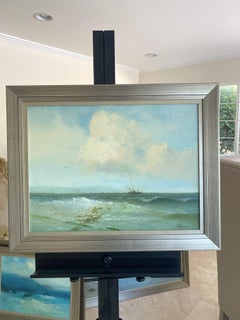 Ocean View, Original oil Painting, Framed