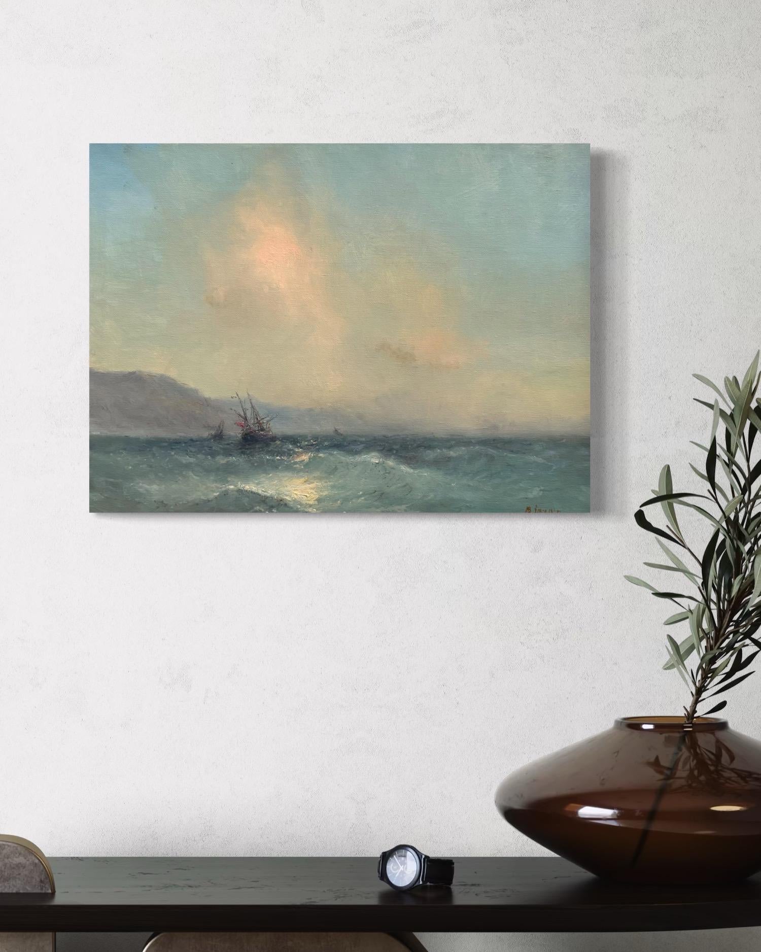 Artist: Karen Darbinyan
Work: Original Oil Painting, Handmade Artwork, One of a Kind
Medium: Oil on Linen,
Year: 2025
Style: Impressionism
Title: Ocean View
Size: 15.5