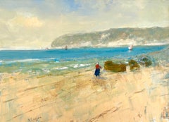 Seashore, Original oil Painting, 