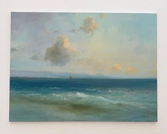 South Bay, Seascape, Original oil Painting, One of a Kind