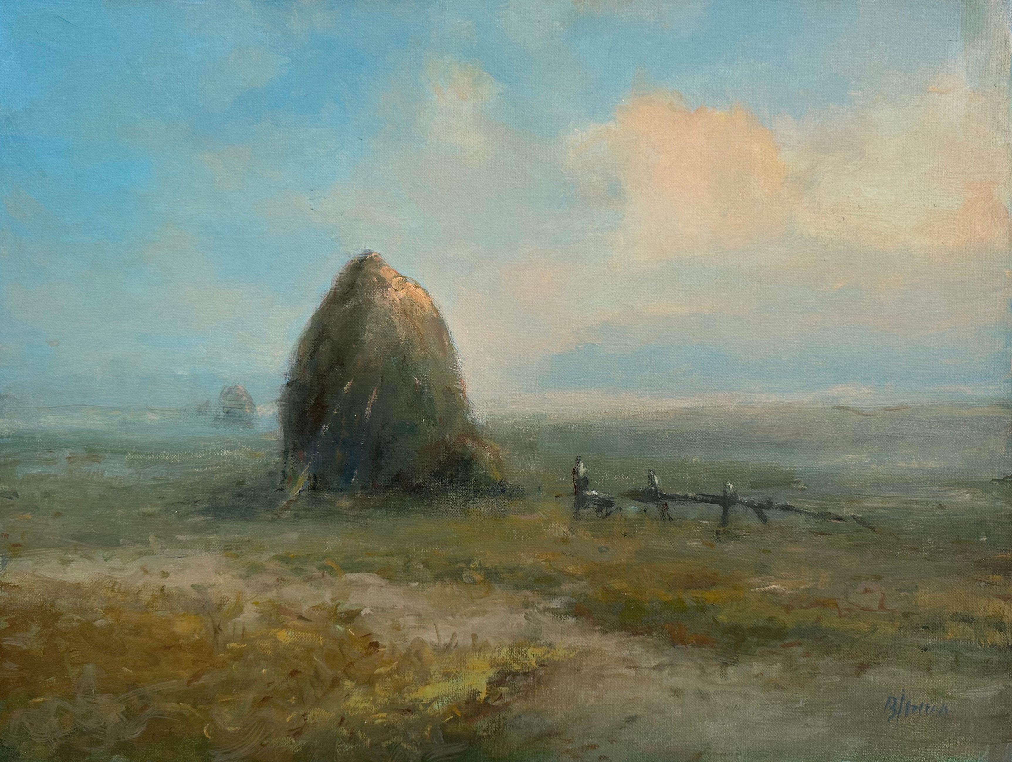 Landscape Painting de Karen Darbinyan - Pila, Paisaje Pintura al óleo original, Única en su género