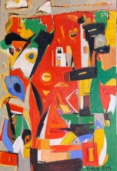 Important small things Contemporary Art Avant- Garde Original Oil Painting