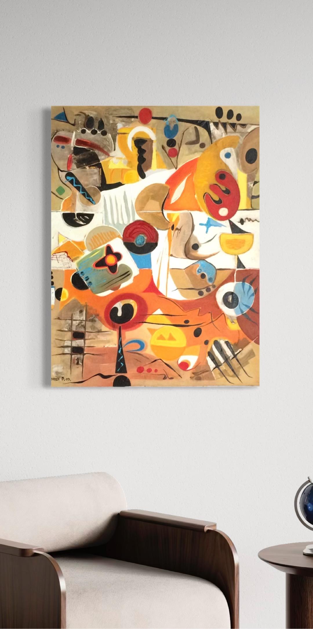 Abstraktes Gemälde Avantgardistisches Originalgemälde Aufhängefertig
Künstlerin: Karen Dolukhanyan
Titel: Betrüger in der Stadt
Medium: Öl auf Leinwand
Jahr: 2020
Stil: Abstrakte Kunst, Avant-Garde
Abmessungen: 39