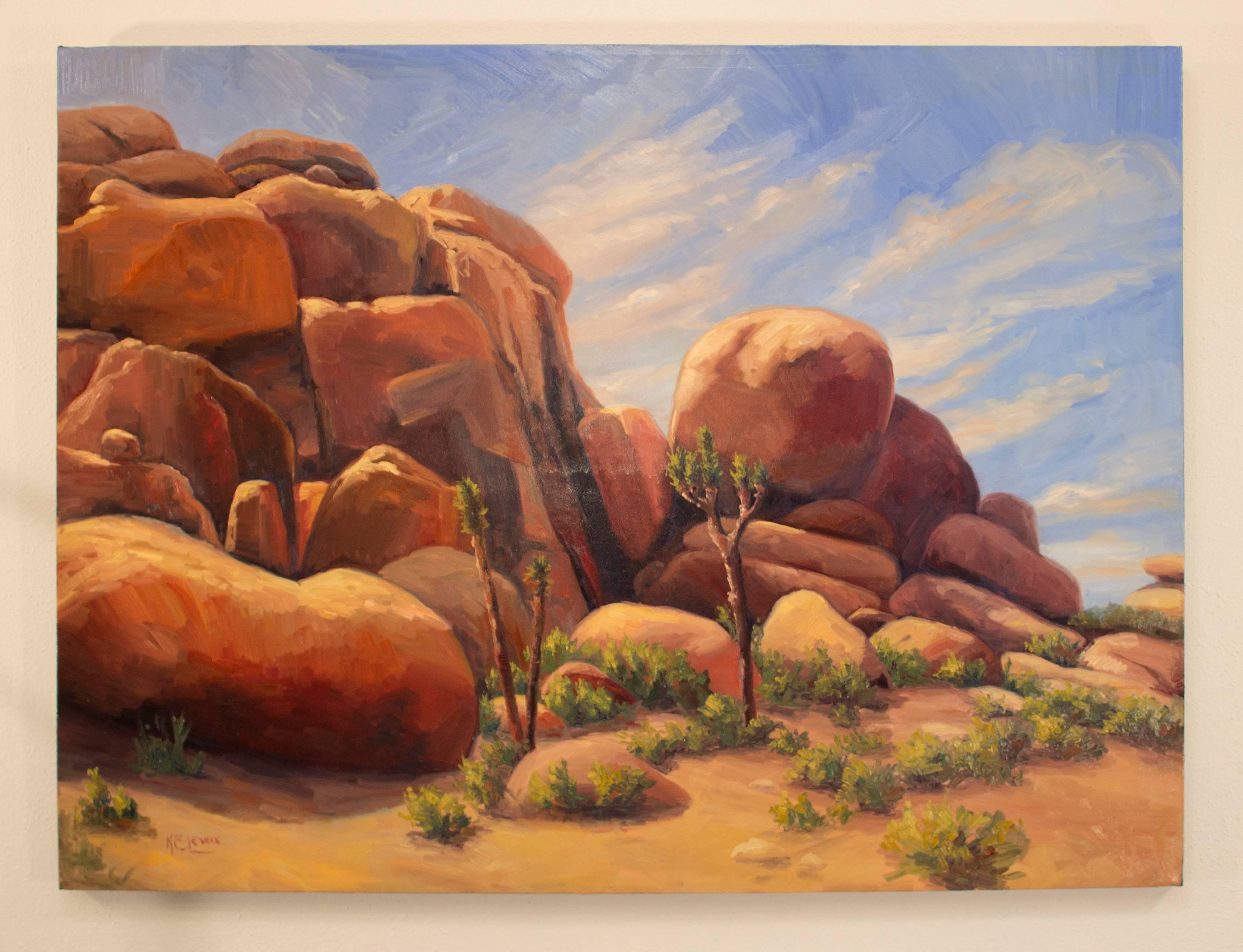 desert rock painting