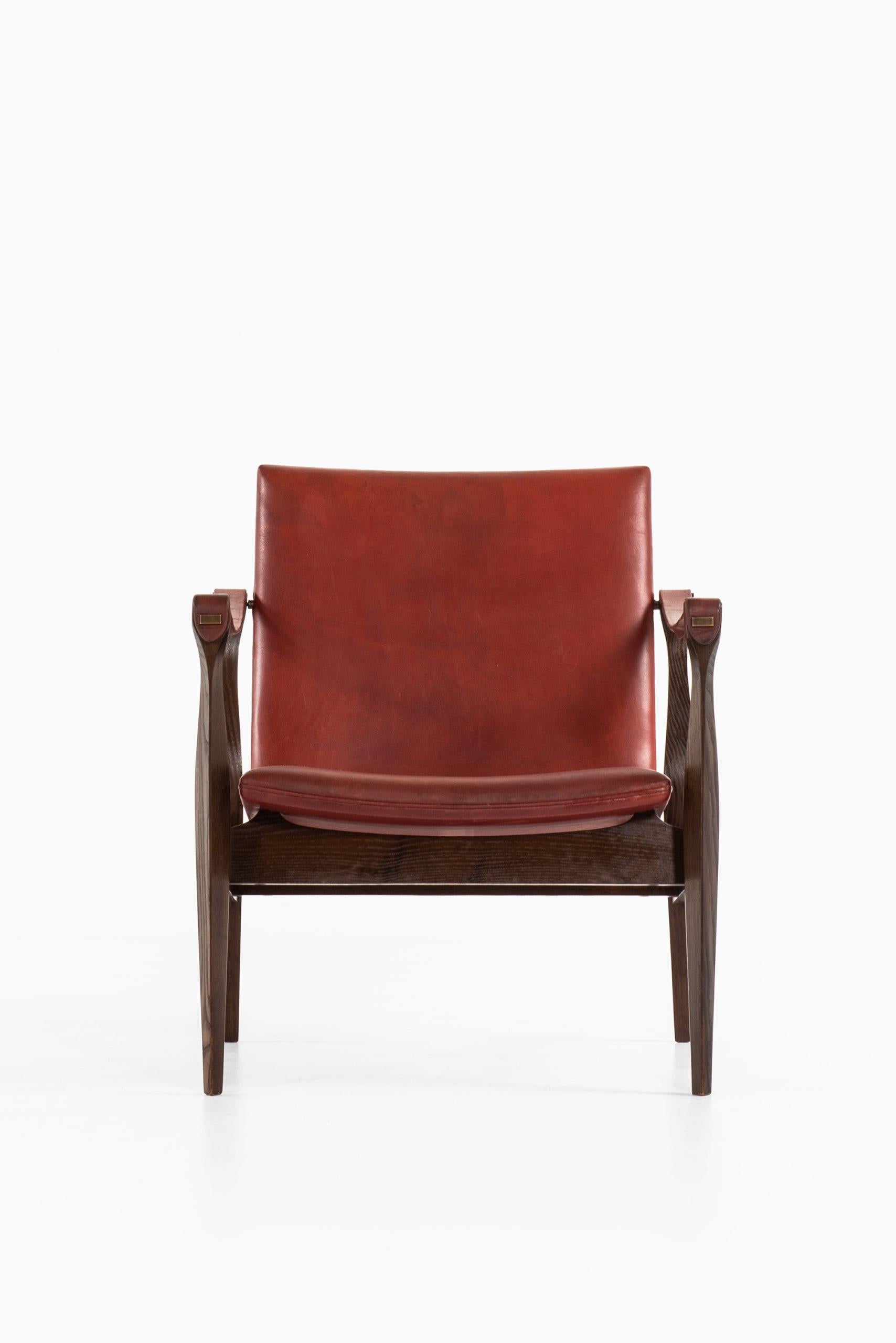 Karen & Ebbe Clemmensen Easy Chair Hergestellt von Fritz Hansen in Dänemark (Dänisch) im Angebot