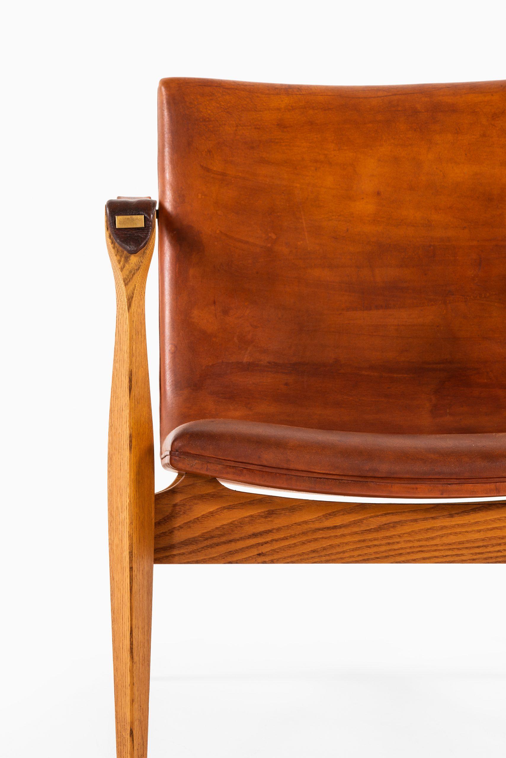 Sehr seltener Sessel, entworfen von Karen & Ebbe Clemmensen. Produziert von Fritz Hansen in Dänemark.